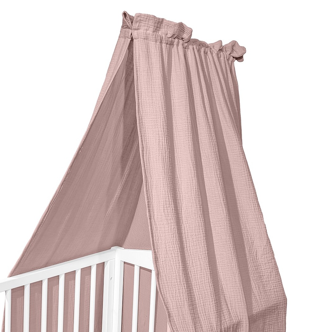 Baldachim do łóżeczka 150x200 cm Cotton color CC1 Róż Baldachim_CC1_roz