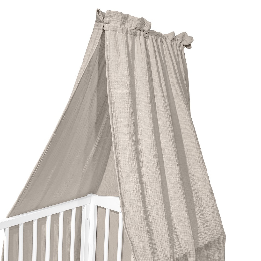 Baldachim do łóżeczka 150x200 cm Cotton color CC2 Beż  Baldachim_CC2_bez