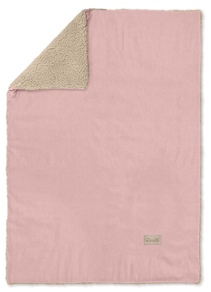 Kocyk welurowy 100x80 cm Róż CC1 Roz_CC1_welurowy