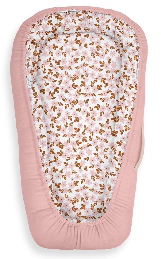 Gniazdko niemowlęce Kokon 80x45 cm Retro Kwiatki CP1 CP1_retro_kwiatki