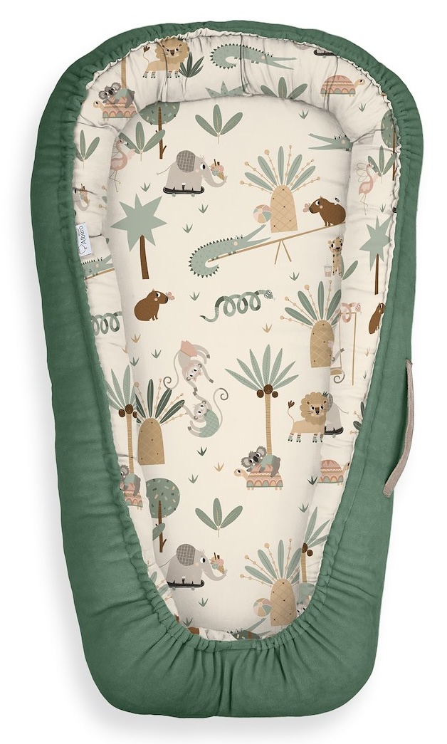 Gniazdko niemowlęce Kokon 80x45 cm Zabawa w Tropikach CP4 CP4_zabawa_w_tropikach