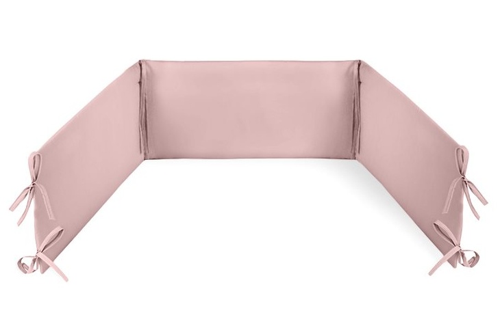 Ochraniacz uniwersalny do łóżeczka Basic Brudny Róż 180x30 cm ochraniacz_brudny_roz_ok