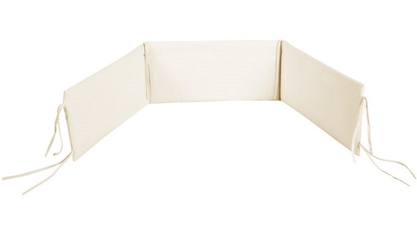 Ochraniacz uniwersalny do łóżeczka Basic Jasny beż 180x30 cm ochraniacz_jasny_bez_ok