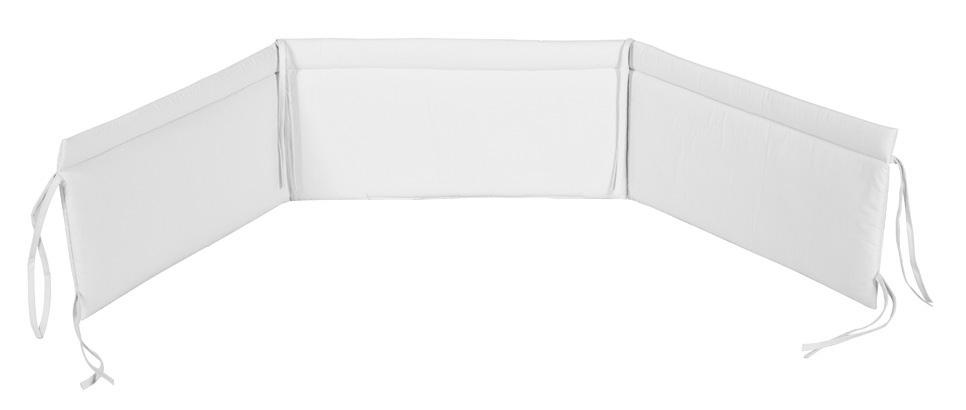 Ochraniacz uniwersalny do łóżeczka Basic Popiel 180x30 cm ochraniacz_popiel