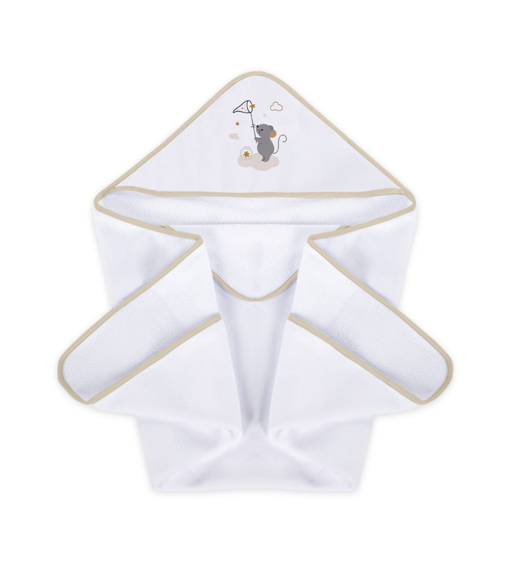 Okrycie kąpielowe 100x100 cm 421 Myszka 421_myszka