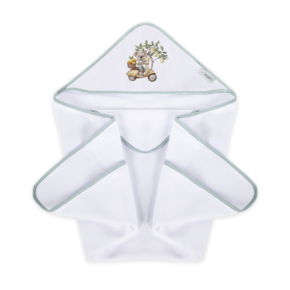 Okrycie kąpielowe 100x100 cm 446 Koala w podróży 446_koala_w_podrozy