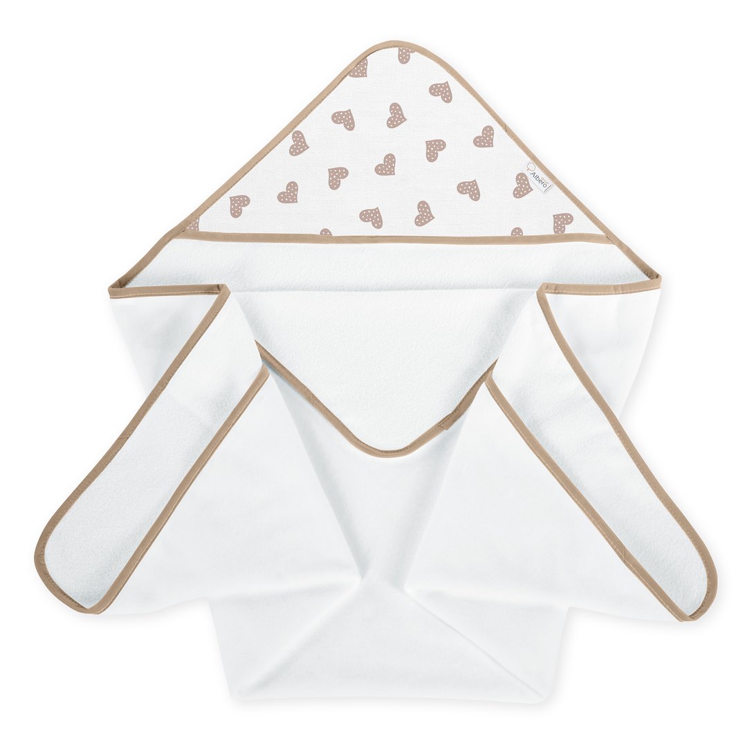 Okrycie kąpielowe 100x100 cm C015 Sweet Heart World C015_Sweet_Heart_World