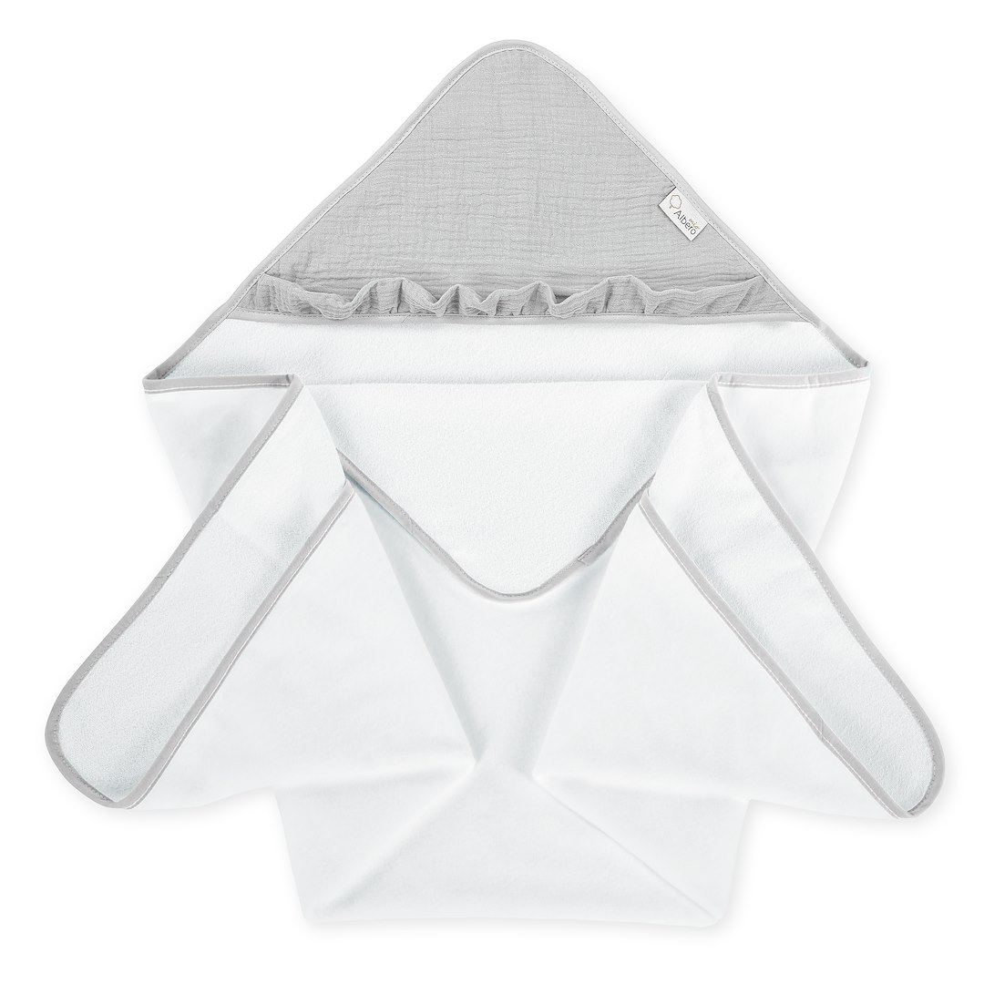 Okrycie kąpielowe z kapturkiem Cotton color CC3 Popiel CC3_popiel