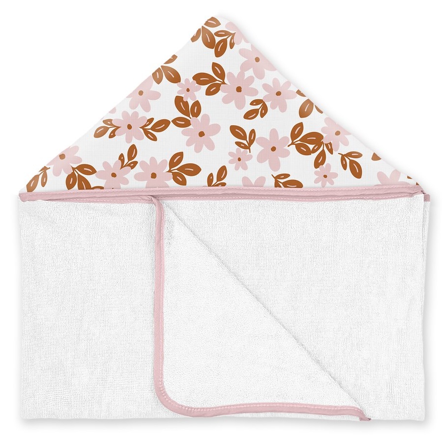 Ręcznik bambusowy 50x120 cm BABY CP1 Retro kwiatki CP1_retro_kwiatki