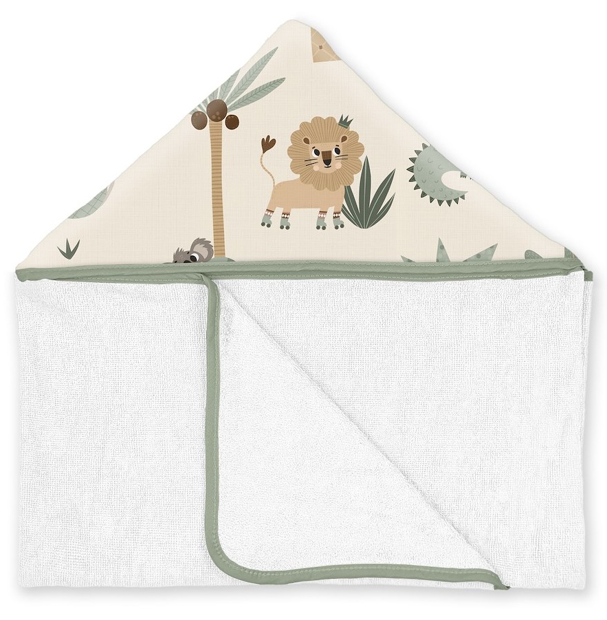 Ręcznik bambusowy 50x120 cm BABY CP4 Zabawa w tropikach CP4_zabawa_w_tropikach