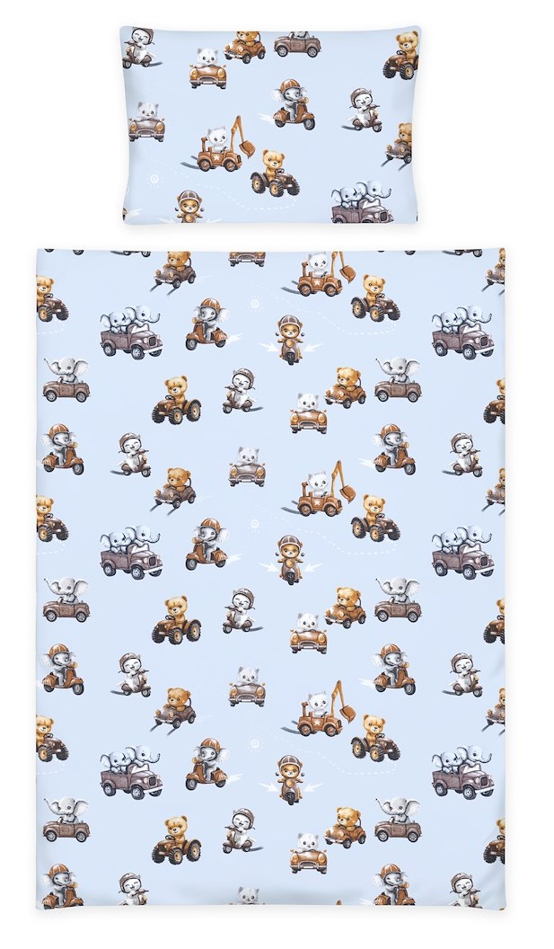 Pościel 2 elementowa dziecięca 135x100 Drivers World C013 C013_Drivers_World