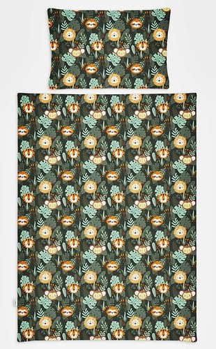 Pościel 2 elementowa dziecięca z nadrukiem 135x100 Wild World C002 wild_world_c002