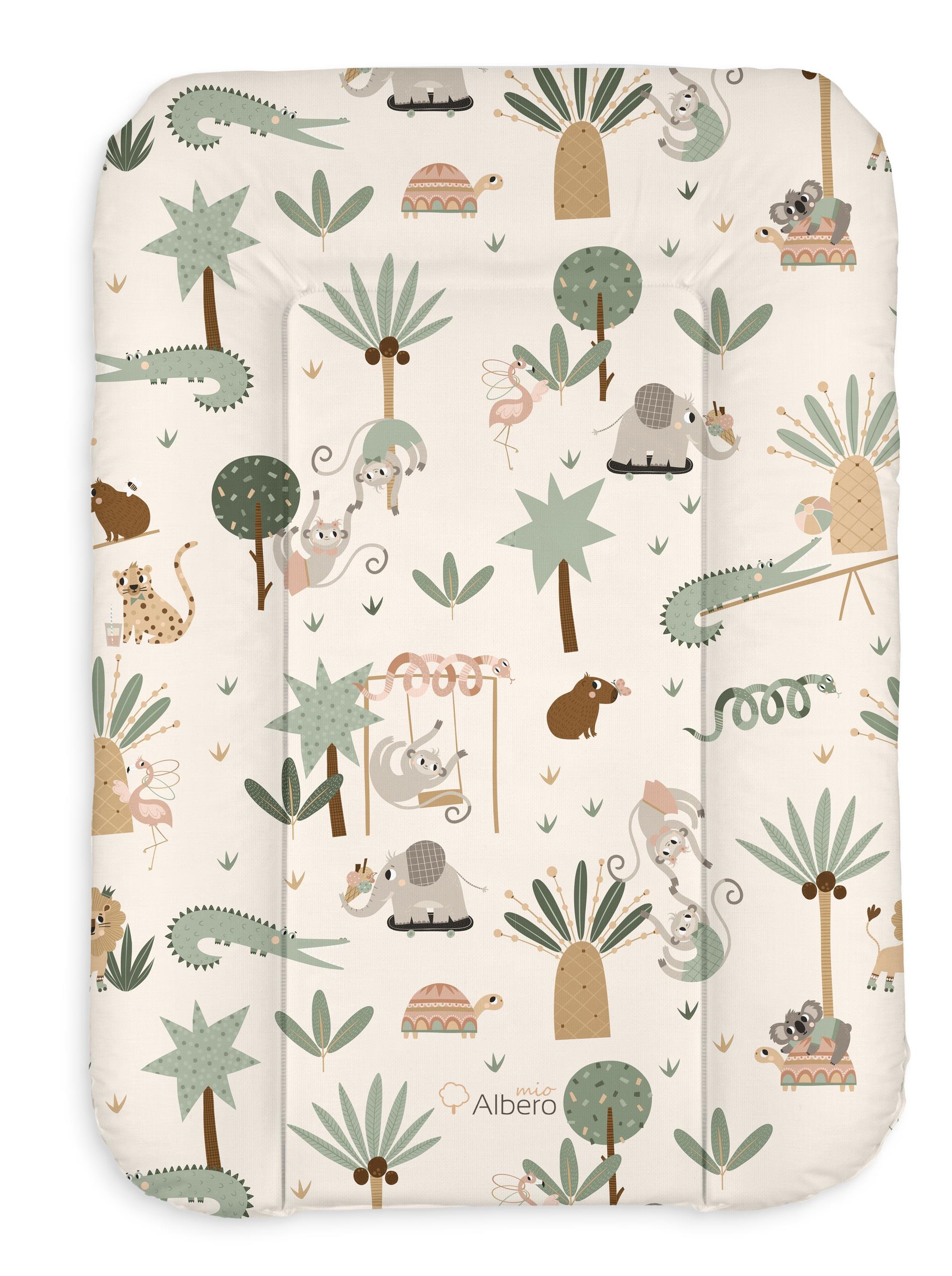 Mata do przewijania niemowląt 70x50 Zabawa w Tropikach CP4 Mata_do_przewijania_MP70_CP4_Zabawa_w_Tropikach