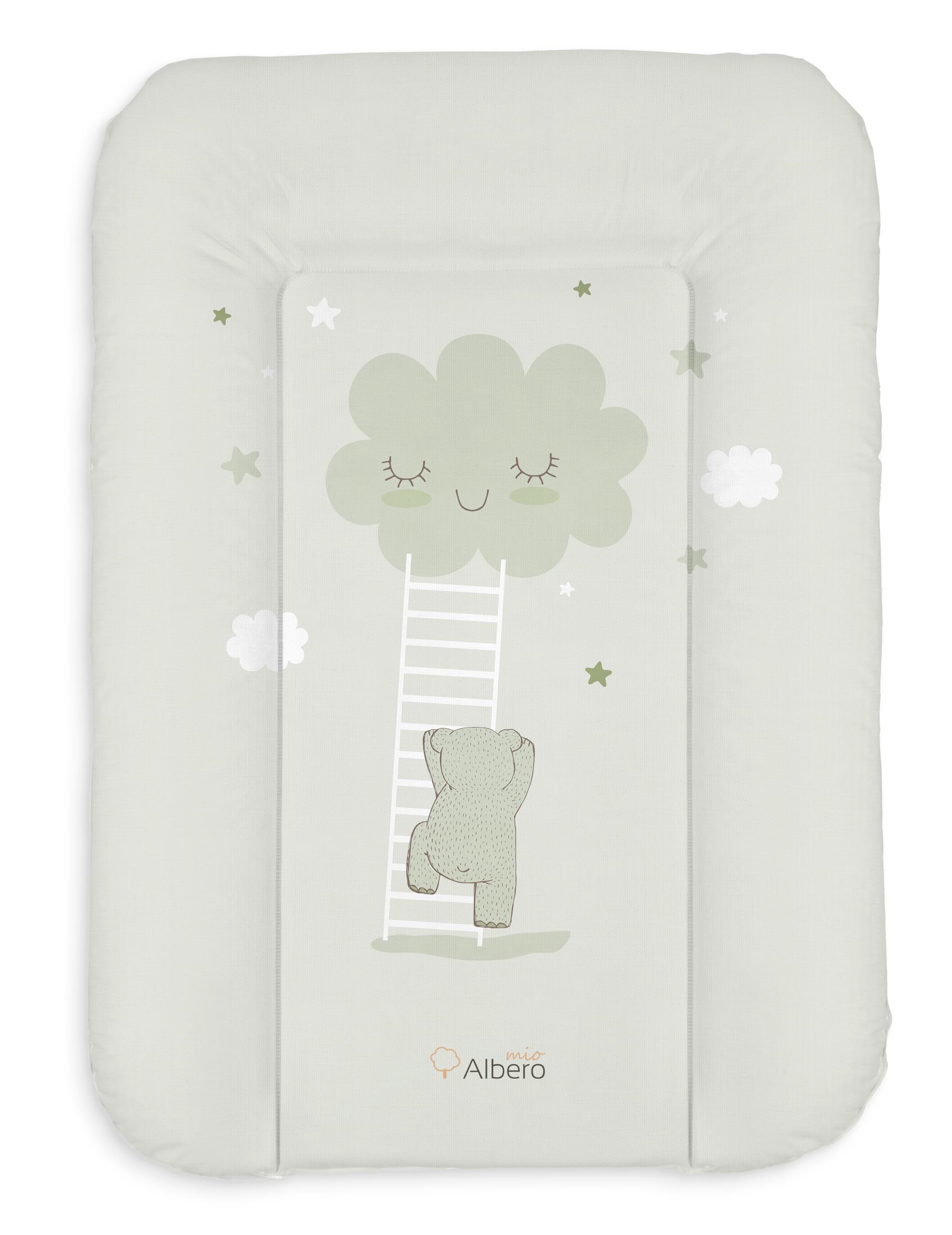 Mata do przewijania niemowląt 70x50 Spacer w Chmurach miętowa 436 Mata_do_przewijania_MP70_Spacer_w_chmurach_mieta_436