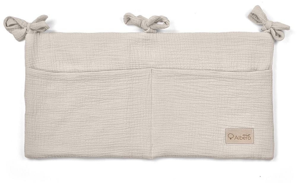 Przybornik na łóżeczko Cotton color 30x60 cm Beż CC2 CC2_bez