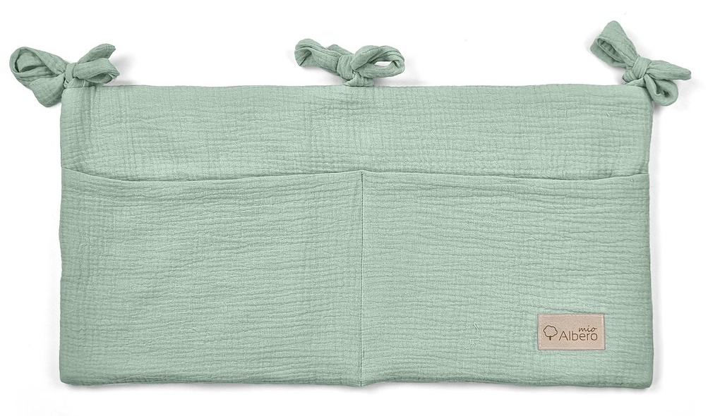 Przybornik na łóżeczko Cotton color 30x60 cm Zieleń CC4 CC4_zielen