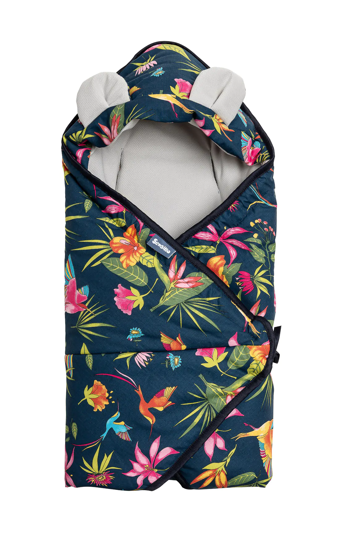 Otulacz do fotelika 90x90 cm Velvet Koliber Granatowy Otulacz_do_fotelika_Velvet_Koliber_granatowy6