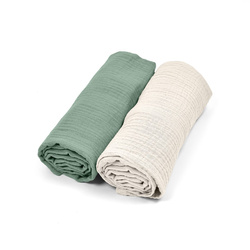 Pieluszki muślinowe 2-pak Zieleń CC4