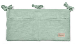 Przybornik na łóżeczko Cotton color 30x60 cm Zieleń CC4