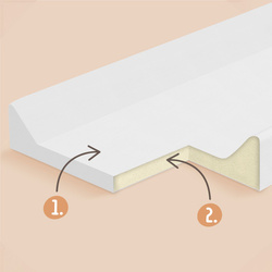  ŁÓŻECZKO Dziecięce Drewniane 140x70 Buk Tapczanik Olivia+ Materac