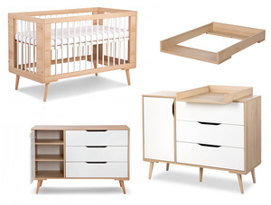 Zestaw mebli dziecięcych z Łóżeczkiem Białe Buk SOFIE