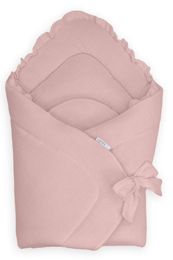 Rożek niemowlęcy 75x75 cm Róż CC1 Cotton Color