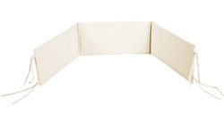 Ochraniacz uniwersalny do łóżeczka Basic Jasny beż 180x30 cm
