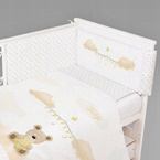 Pościel 3 elementowa dziecięca 135x100 Teddy Beż K069