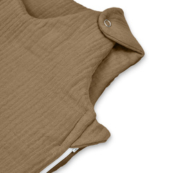 Śpiworek niemowlęcy do spania M (1,5 TOG) 77x35 cm Karmel CC5