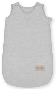 Śpiworek niemowlęcy do spania M (1,5 TOG) 77x35 cm Popiel CC3