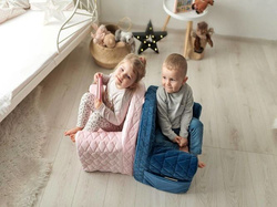 Fotelik Velvet Zieleń V114