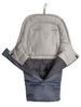 Śpiworek do wózka polar COMBI 3w1 Graphite/Grey 100x45 cm
