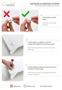 Przewijak twardy długi PT80 Króliczek 420