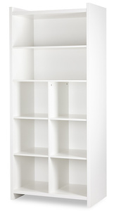 Regał na Książki dla Dzieci Regał na Zabawki 84 cm Półka Biała AMELIA