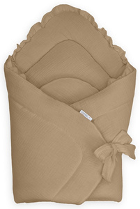 Rożek niemowlęcy 75x75 cm Karmel CC5 Cotton Color