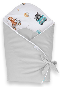 Rożek niemowlęcy 75x75 cm Autka 416