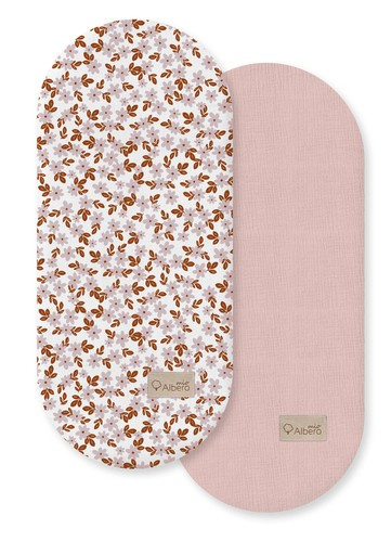 Prześcieradło do gondoli 80x35cm 2-pak Retro Kwiatki CP1  pol_pl_Przescieradlo-do-gondoli-80x35cm-2-pak-Retro-Kwiatki-CP1-1943_1