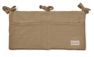 Przybornik na łóżeczko Cotton color 30x60 cm Karmel CC5