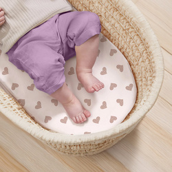 Prześcieradło do gondoli 80x35cm Sweet Heart World C015