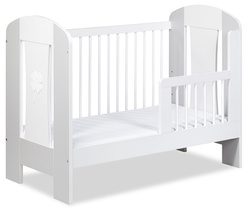 Zestaw mebli dziecięcych z Łóżeczkiem Białe Popiel NATI