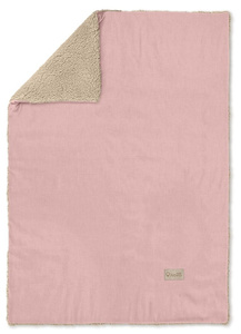 Kocyk welurowy 100x80 cm Róż CC1