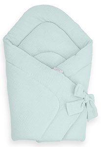 Rożek niemowlęcy 75x75 cm Miętowy WM446