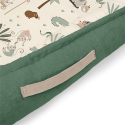 Gniazdko niemowlęce Kokon 80x45 cm Zabawa w Tropikach CP4