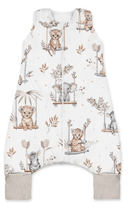 Śpiworek dziecięcy z nogawkami S (1,5 TOG) 80x36 cm Africa World C012