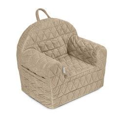 Fotelik Velvet Retro Beż V113