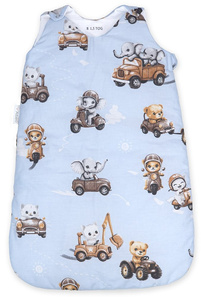 Śpiworek niemowlęcy do spania S (1,5 TOG) 62x34 cm Little Drivers World C013