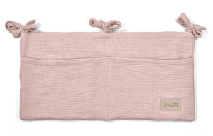 Przybornik na łóżeczko Cotton color 30x60 cm Róż CC1