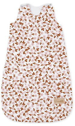 Śpiworek niemowlęcy do spania S (1,5 TOG) 62x34 cm Retro Kwiatki CP1