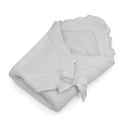 Rożek niemowlęcy 75x75 cm Popiel CC3 Cotton Color