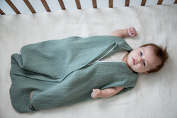 Śpiworek niemowlęcy do spania M (0,5 TOG) 77x35 cm Zieleń CC4